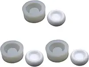 COHEALI 3pcs Candle Holder Home Table Decoration DIY Flower Pot Molds epoxy Silicone Mold Candle molds Resin Casting Molds soap Mold Plant Holder Candy molds Concrete Mold Candle Cup vase