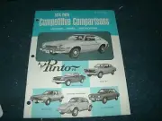 1974 FORD PINTO COMPETITIVE COMPARISON DEALER ONLY BROCHURE