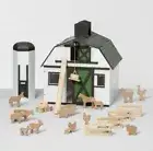 HEARTH & HAND Magnolia Toy Wood Farm Set Barn SOLD OUT 24-Piece JOANNA GAINES