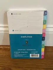 2025 Weekly Planner Refill AT-A-GLANCE Size 4 Emily Ley Colorful Tab Simplified