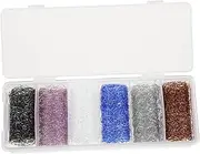 DECOMELODY Nail Flake Foil Transfer for Manicure Art Decorative Flakes for DIY Nail Designs Versatile Crafting Use Nail Foil
