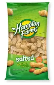 Hampton Farms, Peanuts Fancy Salted In Shell, 10 Ounce [3-Bags]