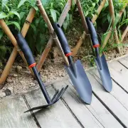 Durable Wide Shovel Carbon Steel Dual-Purpose Hoe Five Tooth Rake Digging