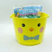 Easter Basket and Bag Of Grass Filler Chickie Gift Holiday