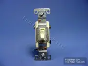 10 Cooper Almond Residential Toggle Light Switches 3-WAY 15A 120V 1303-7A