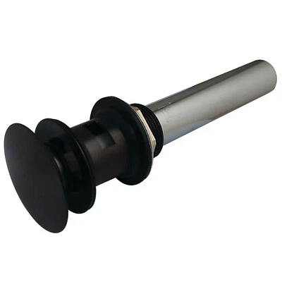 Kingston Brass EV6005 Push Pop-Up Drain with Overflow, Bronze