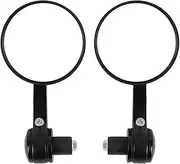 Rear View Mirror 7/8" Motorbike Round Bar End Rear Mirrors Moto Side View Mirrors Motorbike Scooters Rearview Mirror Accessories End Side Mirror