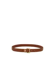 Double Gancini Fixed Belt 100,90,80,95,85,75 Cognac