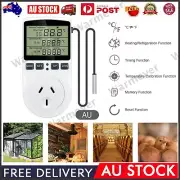 Digital Thermostat Timer Switch Socket Temperature Heating Cooling Controller AU