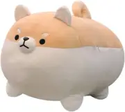 Shiba Inu Dog Plush Pillow, Corgi Stuffed Animal Plush Toy Hug Pillow Gifts for