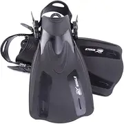 xinyee Adult Short Snorkeling Swim Fins Flippers with Adjustable Heel Water Sports