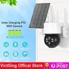 Solar Battery Powered Wifi PTZ Camera Outdoor Home Security System CCTV Wireless