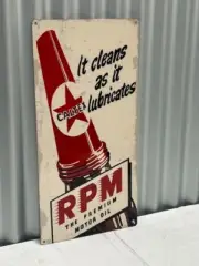 CALTEX RPM MOTOR OIL HEAVY DUTY SIGN 600 X 300