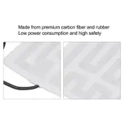 USB Heating Film 7.5x3.5in Safe Carbon Fiber Machine Washable USB CH