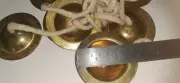 Metal Percussion Instrument Hand Cymbals Manjira Indian Musical Instrument