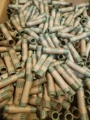 500 Preformed Dime Wrappers Premium, N.F. String, Pre-Crimped End Shotgun Rolls