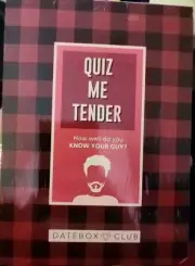 Quiz Me Tender Know Your Guy Or Girl Date Box Club Relationship Couple Game NEW