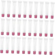 50pcs Clear Plastic Squeeze Tubes for Lip Gloss and Cosmetics Travel Friendly Reusable Lightweight Containers for Daily Life and Travel