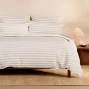 Sheridan Nottaro Quilt Cover Set in Natural Size: Super King Cotton