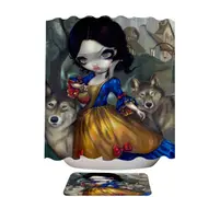 Loup Garou Cool Kids Fairytale Snow White Wolves Shower Curtain