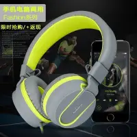在飛比找Yahoo!奇摩拍賣優惠-下殺 手機電腦音樂耳機頭戴式耳麥帶話筒 重低音單孔用