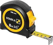 STABILA Pocket Tape Measure BM 100, 8 m (26 Inches), cm/Inch Scale