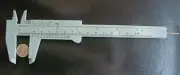 Caliper measure in inches and in millimeters 7 inch plastic beading tool T022