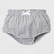 2 Pack Baby Girls' Bloomer Pull-On Shorts - Cat & Jack, Heather Gray, 6 - 9M