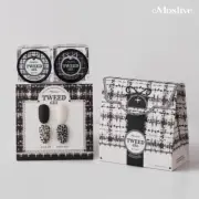 Mostive Tweed Gel Set White & Black Point art Gel Sock Off UV LED Made in Korea