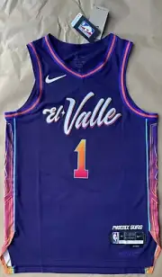 Phoenix Suns - Devin Booker #1 - El Valle City NBA Jersey SIZE 44 Authentic NEW