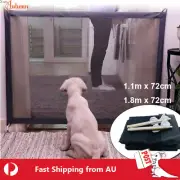 Clearance!Pet Mesh Gate Magic Safe Fence Barrier Enclosure Guard Stair Dog