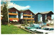Postcard "The Alpenhof Lodge & The Sojourner Inn, Teton Village, Wyoming"