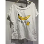 韓國寬版BANANA香蕉T恤