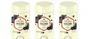 BL Old Spice Anti-Perspirant 2.6 oz Volcano W/Charcoal Solid - THREE PACK