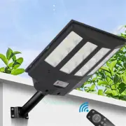 1000W LED Solar Flood Light Motion Sensor Security Wall Street Yard Outdoor Lamp
