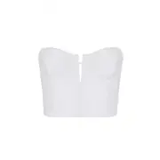 Sass & Bide BLUE RHYTHM Bustier Top NWT RRP $290 Free Post Size 40 10 White