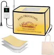 New Upgraded Bread Proofing Box, Windspeed Dough Proofing Box Temperature Control and Timer Controller Dough Proofer with Heater for Bread, Pizza and Yoghurt Making