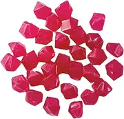 Labymos 100pcs Glow in The Dark Stones Glow Stones Diamond-Shaped Fluorescent Stone Decoration for Aquarium Waterscape Outdoor Yard Landscape Garden Walkway