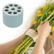 Spiral Ikebana Stem Holder,Spiral Stem Holder for Vases,Spiral Flower Stem Holder,Spiral Ikebana Stem Holder Ring,Spiral DIY Bouquet Twister Flower Arrangement Holder (Green,S)