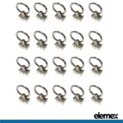 20x Anchor Track Load Rings Tie Down Point Rail Trailer Caravan 4WD L-Track
