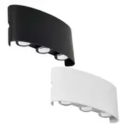 Opula 3 Outdoor Up/Down LED Wall Light in Black or White
