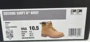Caterpillar P70042 Men Second Shift 6” Work Boots In The Color Honey Size 10.5