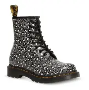 Women's Dr. Martens 1460 Loud Leopard Gun Metal 27652029