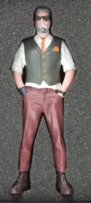 Atlantic Case "Tim" 1/18 Hand Painted Resin Figure - Die-Cast Cars Display