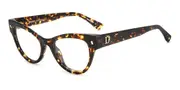 Dsquared2 D2 0070 581 Women’s Glasses Tortoiseshell Size 49 - Private Health Rebate - Blue Light Block Available