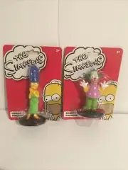 The Simpsons 2016 Figures: Marge Simpson & Krusty The Clown By Monogram. New.
