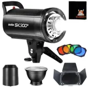 SK300II 300Ws GN58 5600K Studio Strobe Light Bowens Mount Monolight Flash wit...