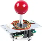 JLF-TP-8YT Original Joystick Red - for Arcade Jamma Game 4 & 8 Way Adjustable, C