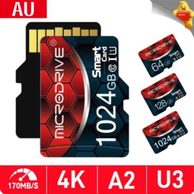 For Micro SD Card 1TB 64GB 128GB 256GB Class 10 Ultra High Speed Memory Card Lot