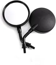 Motorcycle Rearview Mirrors For Royal Enfield Himalayan Interceptor 650 Shadow VT600 750 1300 Rearview Mirror(Black-short pole3)
